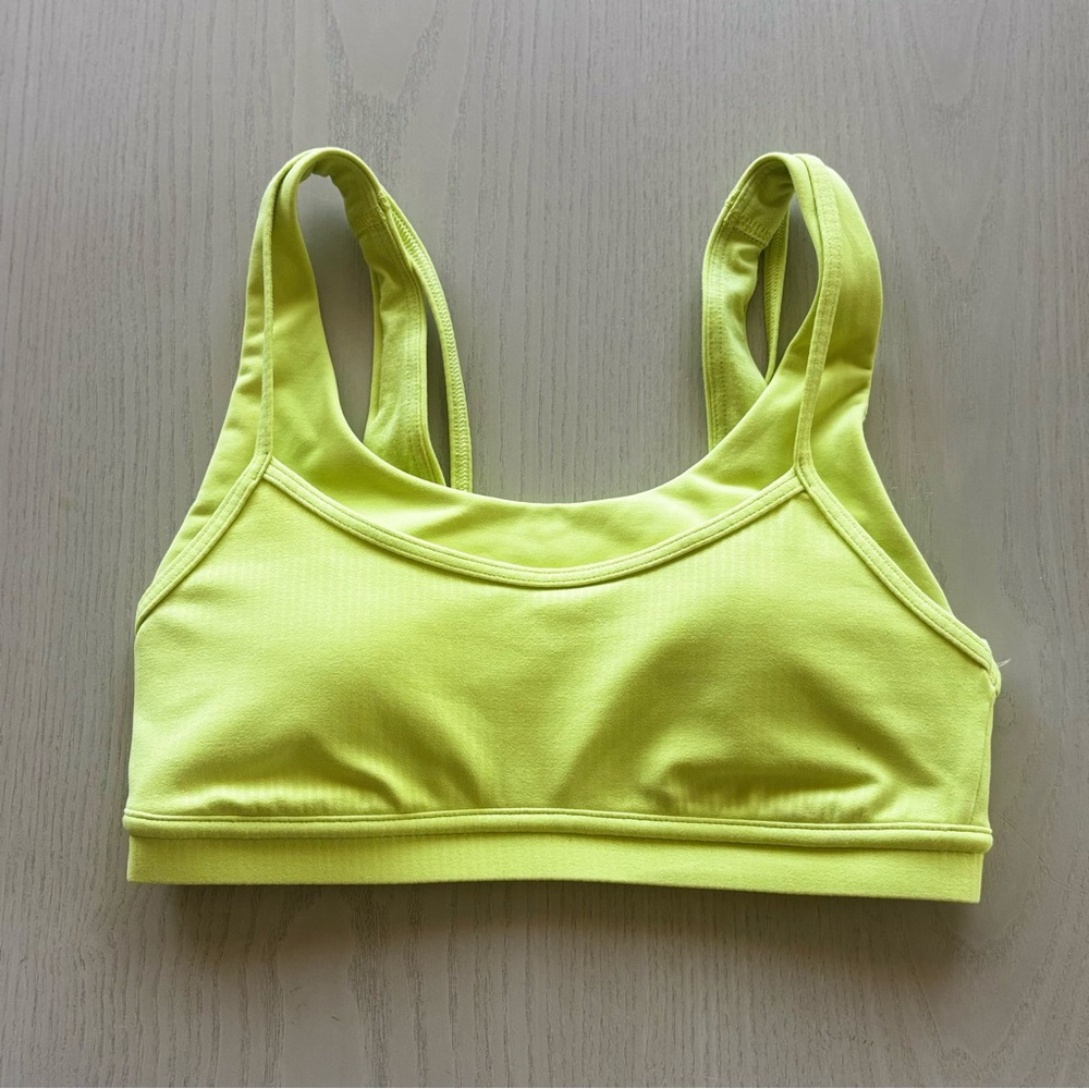 lululemon Neon Sports Bra Size 4